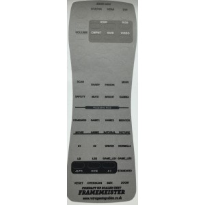 XRGB Mini Framemeister English Remote Translation Overlay lexan - silver